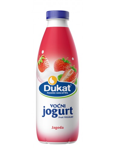 Dukat voćni jogurt jagoda, 1 kg