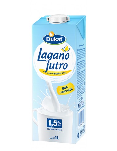 Dukat Lagano jutro, mlijeko bez...