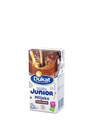 Dukat Junior čokoladno mlijeko, 0,2 l