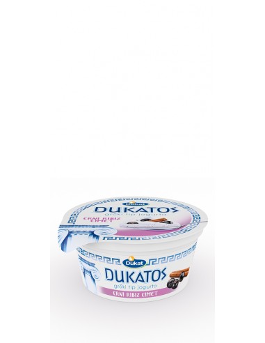 Dukatos grčki tip jogurta, okus crni...
