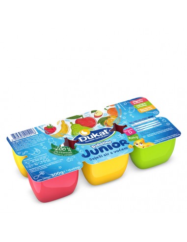 Dukatino svježi sir s voćem, 6x50 g