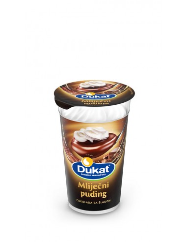 Dukat puding sa šlagom, okus...