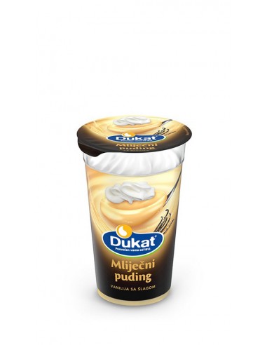 Dukat puding sa šlagom, okus...