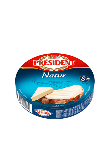 President topljeni sir, natur, 140 g